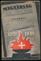 1941 A Magyarság című nyilaskeresztes újság évkönyve, jó állapotban, 160p