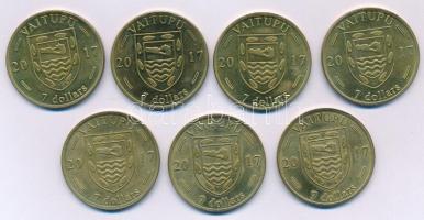 Tuvalu / Vaitupu 2017. 7$ "Az ókori világ hét csodája" (7xklf) multicolor T:UNC,AU
Tuvalu...