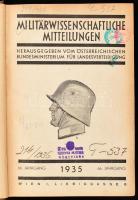 Militärwissenschatliche Mitteilungen. 66. Jahrgang. Hrsg. vom Österreichischen Budesministerium für ...