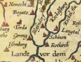Ortelius, Abraham: Transilvania - Erdély térképe 1598. Antwerpen. Színezett rézmetszet, paszpartuban...
