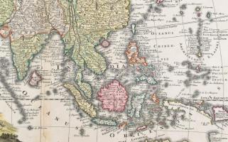 Asia cum omnibus imperiis provinciis... Seutter, George Matthaeus (1678 - 1757), cca 1740. színezett...