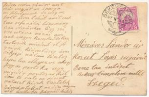 1925 Békéssámson, Mészáros Mihályné fűszer és vegyeskereskedés üzlete. photo (felszíni sérülés / sur...