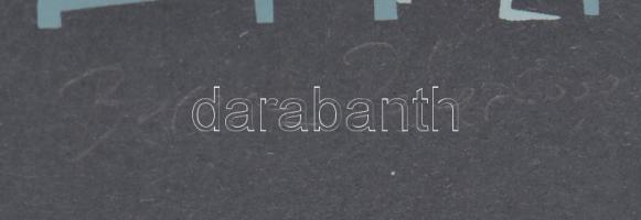 Berentz Péter (1972-): Geometrikus formák (cím nélkül), 2000. Szitanyomat, papír, jelzett, számozott...