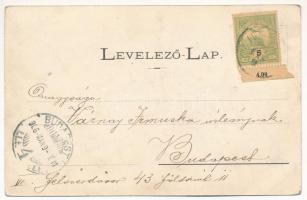 1906 Heves, Önkéntes Tűzoltóegylet, tűzoltókocsi, 1882-ben alakult. Adler József kiadása (EB)