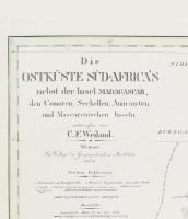 1828 C. F. Weiland: Die Ostküste Süd-Africa's nebst der Indel Madagascar - Dél-Afrikai keleti p...