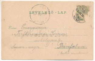 1903 Körmend, Római katolikus és Lutherán templom, pályaudvar, vasútállomás, gőzmozdony, vonat. Kuns...