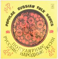 Various - Popular Russian Folk Songs. Vinyl, LP, Compilation. Melody. Szovjetunió, 1979. VG+