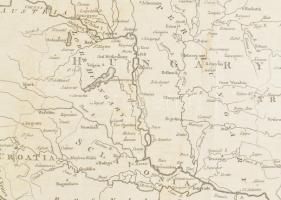 1784 A map of Hungary, Transilvania, Sclavonia, and Croatia. _ Magyarország, Erdély, Szlavónia és Ho...