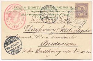 1900 Nagymaros, Gross-Maros; Art Nouveau litho s: Heyer