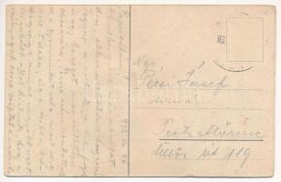 1932 Gárdony, autós kirándulás - leporellolap 10 kis képpel (fa)