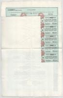 Bihar Diószeg 1905. "Bihar Diószegi Takarékpénztár Részvénytársaság" részvénye 100K-ról, s...