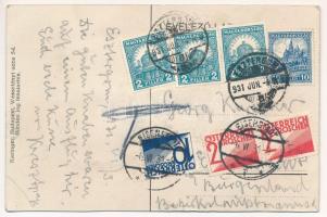 1931 Esztergom, autós kirándulás - leporellolap 10 kis képpel