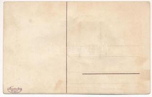 Esztergom, vasút, vonat kirándulás, gőzmozdony - leporellolap 10 kis képpel (fl)