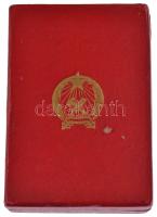 ~1950. "Szakma Kiváló Dolgozója - Könnyűipar" Rákosi-címeres zománcozott kitüntetés hátlap...