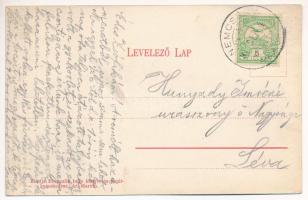 1910 Kistapolcsány, Topolcianky; Részlet a főhercegi kastély parkból. Brunczlik Imre kiadása / castl...