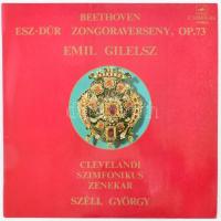 Beethoven, Emil Gilelsz, Clevelandi Szimfonikus Zenekar, Széll György - Esz-dúr Zongoraverseny, Op. 73. Vinyl, LP, Album. Melody/Melodia. Magyarország - Szovjetunió, 1977. VG+