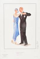 1929-1930 Carlton Fashion, Bp., Weiss Henrik, nyomat, a papír szélén szakadással, 44x29 cm