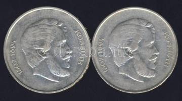 1947. 5 Ft (2x)"Kossuth" Ag T:2/3+