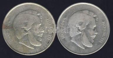 1947. 5 Ft (2x)"Kossuth" Ag T:2/3+