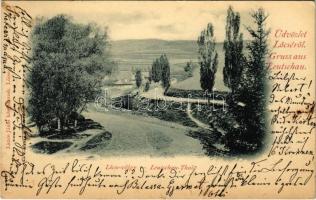 1900 Lőcse, Leutschau, Levoca; Lőcse-völgy. Latzin János kiadása / Levocská Dolina / valley