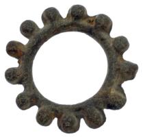 Kelták Kr. e. ~III-II. század Gyűrűpénz (?) bronz T:XF patina Celtic Tribes ~3rd-2nd century bronze ring money (?) C:XF patina