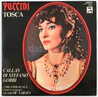 Puccini - Callas, Di Stefano, Gobbi, Victor De Sabata - Tosca. 2 x Vinyl, LP, Stereo, Reissue, Gatefold, Booklet. Hungaroton. Magyarország, 1980. VG+