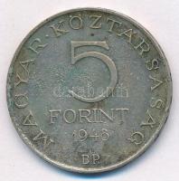 1948. 5Ft Ag "Petőfi" T:VF patina, anyaghiba Adamo EM1