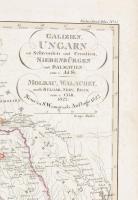 1827 Stieler, Adolf: Galizien, Ungarn mit Sclavonien und Croatien, Siebenburgen und Dalmatie - Magya...