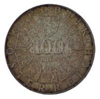 Ausztria 1974. 100Sch Ag "XII. téli olimpia - Innsbruck 1976." tokban T:AU Austria 1974. 1...