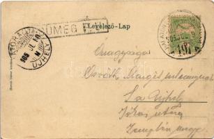 1905 Sümeg, vár és templom. Horvát Gábor kiadása