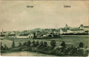 1921 Sárvár, látkép. Milfai Ferenc kiadása (EK)