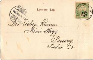 1905 Trencsénteplic, Trencianske Teplice; Tepliczi paraszt leány. Hermann Seibt 4458. / Slovakian fo...