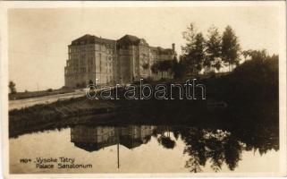 Tátra, Magas-Tátra, Vysoké Tatry; Palace Sanatorium / szanatórium / sanatorium