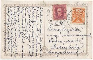 Érsekújvár, Nové Zámky; Nyitra folyó a nagy zúgóval / Nitra river with dam (r)