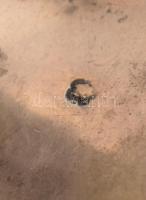 Kétfülű ezüst kínáló cca 1920. Jelzett 420 g 22x25 cm