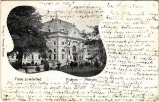 1906 Pöstyén, Piestany; Franz Josefs-Bad / Ferenc József fürdő. L. Bernas kiadása / spa, bath (kopott sarkak / worn corners)