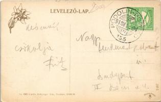 1913 Késmárk, Kezmarok; látkép. Feitzinger Ede No. 690. 1908/18. / general view + "PODOLIN - PO...