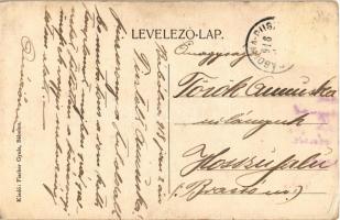 1918 Bábolna, római katolikus templom. Fischer Gyula kiadása (EK)