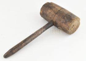 Fa kalapács XIX. sz. vége. 35 cm