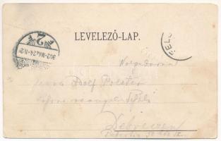 1902 Villámos, Willersdorf; Michael Kárner's Gasthof "zur Weintraube" / Vendéglő a sz...