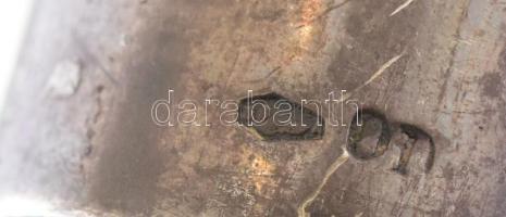 Ezüst fejes sétabot 1918 gravírozással, jelzett. 85 cm