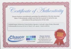 Kasper Schmeichel dán labdarúgó, a Leicester City 2015-16-os Premier League-győztes csapata kapusána...