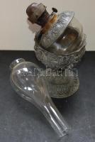 Régi ón petróleumlámpa 46cm-es magassággal, jó állapotban