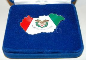 DN "Magyar Honvédség" zománcozott, repülős plakett T:1 Eredeti díszdobozban!