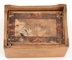 Zenélő doboz Gombás képpel. működik 12 cm