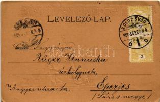 1900 Kolozsvár, Cluj; Mátyás király szobor. Tervezte Fadrusz J., Kováts P. fiai kiadása - dombornyom...