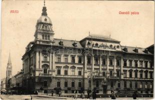 Arad, Arad-Csanádi Egyesült Vasutak palotája. Bloch H. kiadása / railway companys palace (EK)