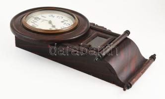 Falióra. Ingajáratos cca 1920 Működik Faragott fa tokkal. 60 cm