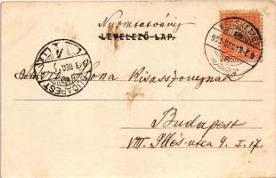 1903 Kecskemét, Bugaci pásztorok, magyar folklór. Komor Gyula kiadása (fl)