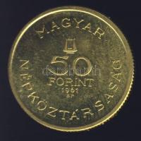 1961. 50Ft Au "Bartók" 3,838g T:P Csak 2500db!